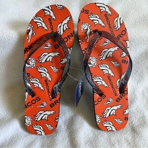NFL Denver Broncos Flip Flops